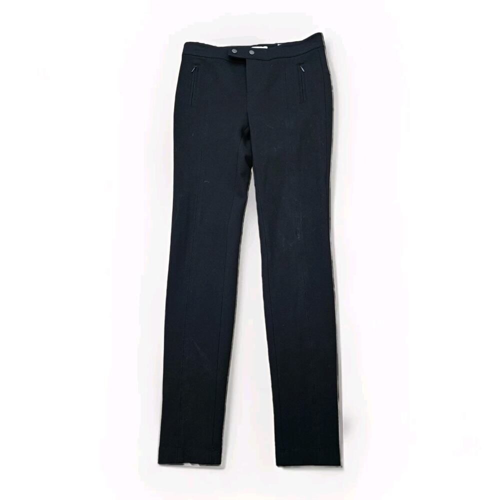 Vince Women's Size 2 Ponte Knit Skinny Ankle Pants Black VX10121093